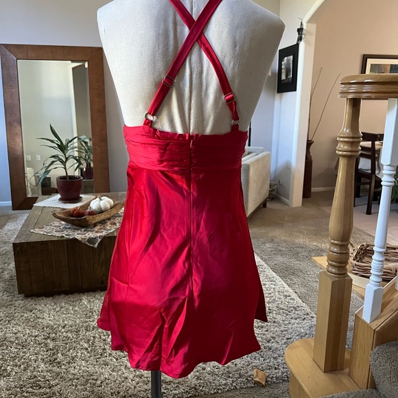 Hello Molly Satin mini dress. - Picture 3 of 10